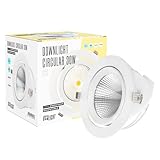 Foco Downlight LED 30W 2820Lm 3000ºK Orientable UGR17 50.000H [BX3-30W-G-WW] | BX3LIGHT