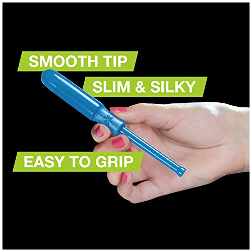 U by Kotex Sleek Tampons, Super Absorbency, Fragrance-Free, 34 Count