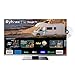 SYLVOX 22" Wohnmobil Fernseher mit DVD-Player, 12V Smart TV 1080P Full HD, Google TV, Rahmenloser DC/AC Powered Television mit WiFi, Bluetooth, HDMI, USB | Triple-Tuner für Wohnwagen, Camping & LKW