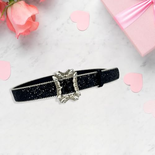 Stylish Glitters Sequins Waist Belt Women's Stretchable Corset Belt Fashion Belt For Evening Gowns And Casual Wear Sparkly Fa3