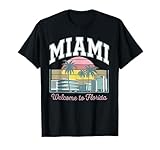 Photo Gallery miami tshirt donne maschili retro florida miami beach usa maglietta Photo Gallery miami tshirt donne maschili retro florida miami beach usa maglietta