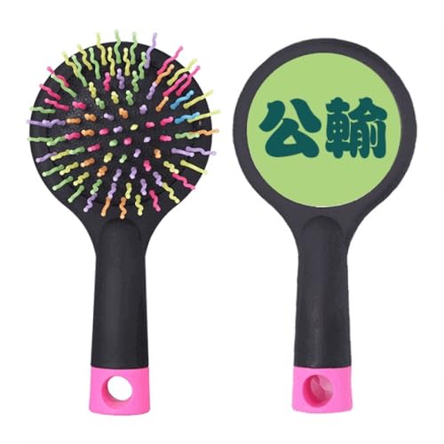 Brosse à cheveux démêlante chinoise Gongshu coussin pour cheveux épais et bouclés