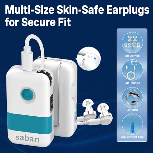 Saban Mini Box-Type Hearing Aid, 66dB Gain Retro OTC Personal Amplifier — view 5