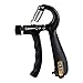 EKKONG Ajustables Agarre Manual Ejercicio, Entrenador de Músculos de Mano Utilizado para Entrenamiento Antebrazo, Muñeca, Apretón de Manos - 1 Piezas, Negros