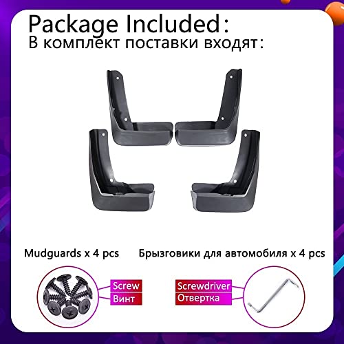 Bavettes de protection contre les éclats de graviers pour VW Jetta Mk7 2019 pare-boue auto robuste - 4