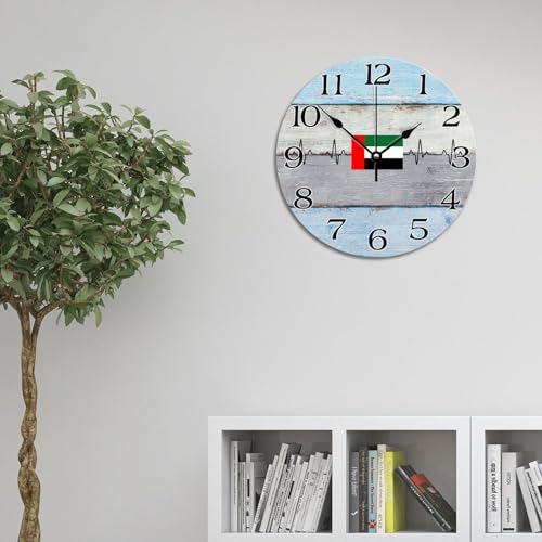 Horloge murale Émirats arabes unis cadeau vintage idéal ami