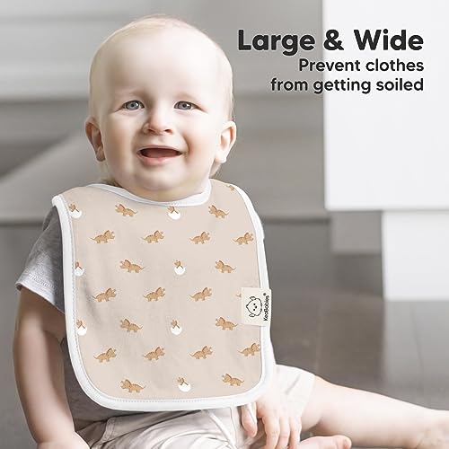 KeaBabies 8-Pack Baby Bibs for Girl, Boy and 8-Pack Baby Bibs for Girls & Boys - Drool Bibs for Baby Boy, Teething Baby Bibs for Boy, Girl, Bibs for Baby Girl3