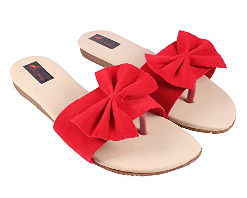 Image of Red Flamingo Womens And Girls flat sandal
