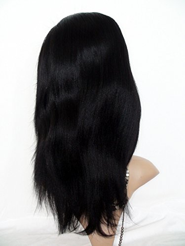 Cheap 14" Lace Front Wig For Sale Malaysian Virgin Remy Human Hair Yaki
