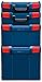 BOSCH L-BOXX-1 4.5 In. x 14 In. x 17.5 In. Stackable Tool Storage Case , Blue