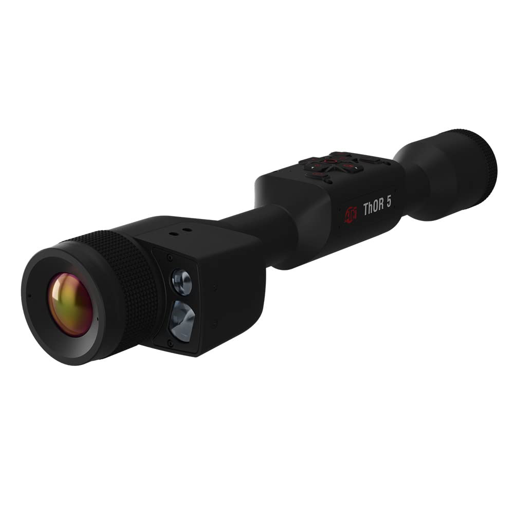 ATNThor 5 Smart HD Thermal Scope w/Ultra Sensative Gen 5 Sensor, Video Rec, Built in LRF, Ballistic Calculator, RAV