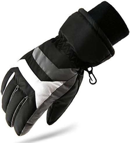 Tempotrek Ski Gloves Kids for Boys & Girls Waterproof, Best Winter Gloves Fit for skiing Snowboard Snowmobile