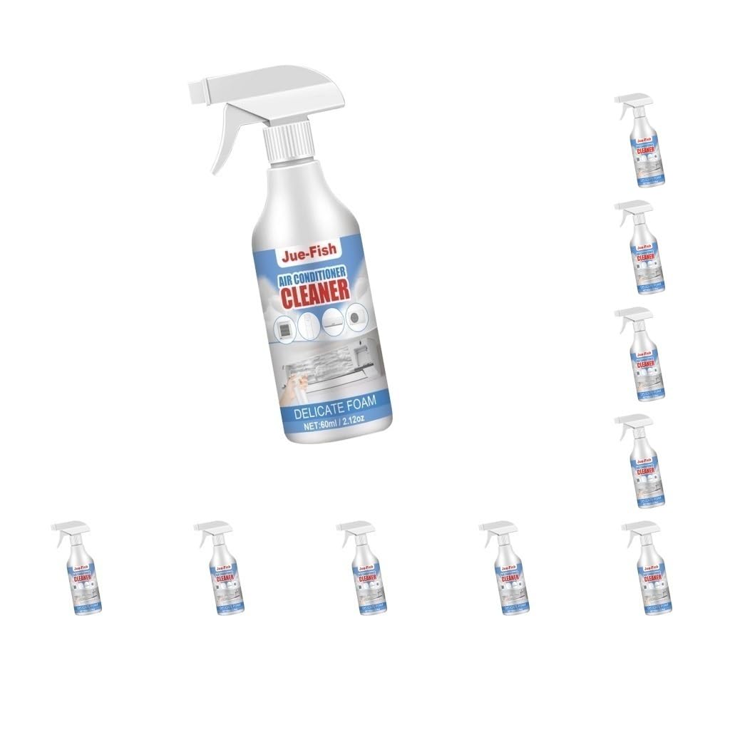 10er-Set Klimaanlagen-Reiniger, 60 ml, Schaum-Reinigungsmittel für Autokühlkörper, Hotel