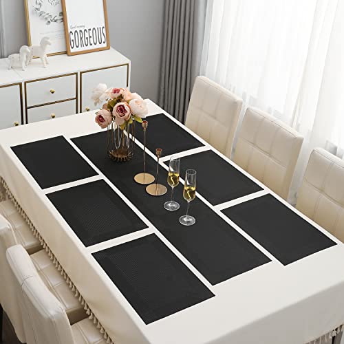 Image of HOKIPO Set of 6 Dinner Mats with Runner (AR4258)