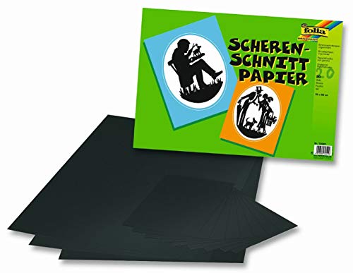 Preisvergleich Produktbild Bringmann 70301 - Scherenschnittpapier Folia ungummiert 20 Blätter