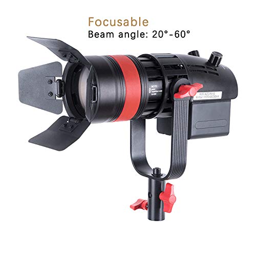 CAME-TV Boltzen 55w スポットLEDライトbi-color CAME-TV Boltzen 55w Fresnel Focusable LED Daylight