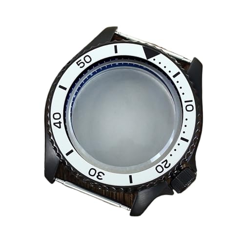 1pc �@�B���������v�P�[�X Mod ���i�T�t�@�C�A�N���X�^���P�[�X Nh35 Nh36 4R36 �^�� SKX007SKX013 120Clicks(BLUE Chapter ring 7)