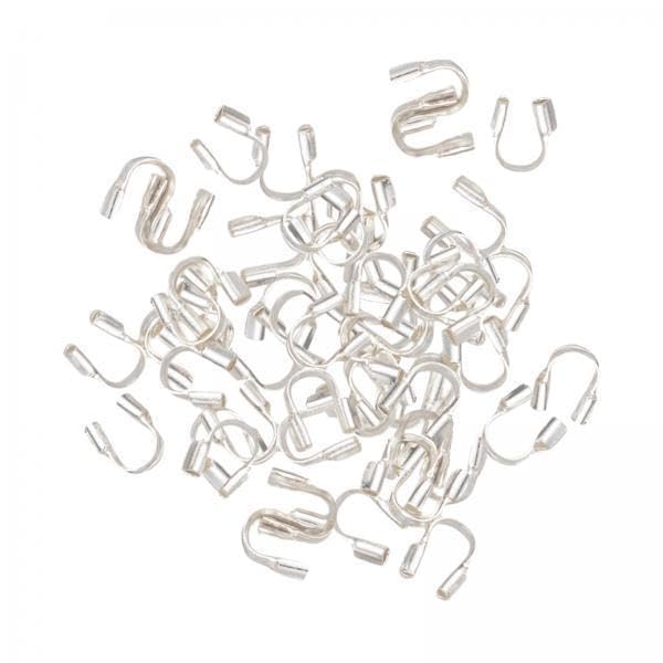 SNAPPSY 5x100Pcs Wire Guards Loops Wire Cable Protector for Jewelry Making DIY Pendant-picture-39