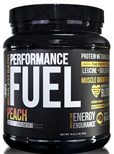 Workout Performance Amplifying Fuel by JBN - Helps Increase Blood Flow and Nutrient Uptake - Boosts Power and Endurance During Your Workout! - Ships Fast and Free! (30 Serving, Peach)