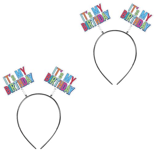 Bandeaux It's My Birthday Beistle de taille unique et multicolores pour anniversaire
