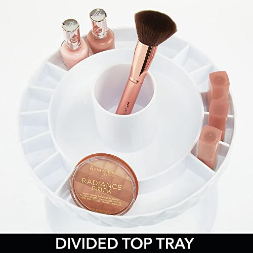mDesign Two-Tier Rotating Cosmetic Organizer #TOP14