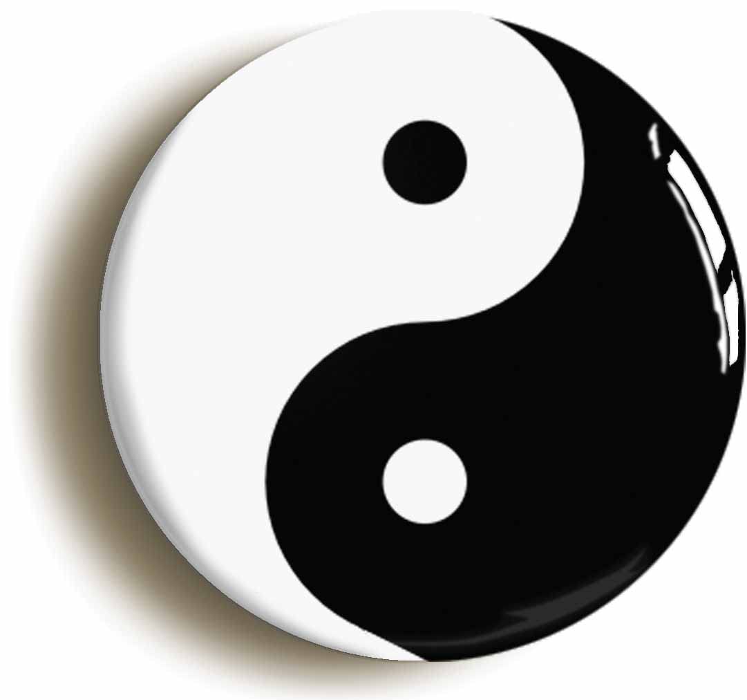 Yin Yang Fridge Magnet (Circular 2inch / 50mm Diameter)