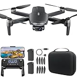 GPS Drone with Camera for Adults 4k,Brushless Motor, Auto Return Home, Follow Me,Optical Positioning,5G FPV Video Transmission,120°FOV Camera, 90°Adjustable Lens,2Batteries, Carrying Case,Under249g