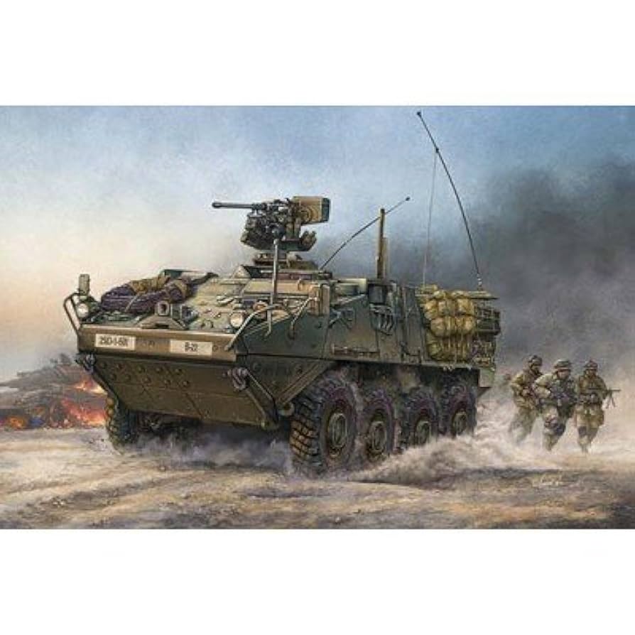 トランペッター　M1126 ストライカー　完成品　装甲車　戦車　 トランペッター M1126ストライカー 完成 - firetanのプラモデル blog
