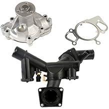 MPLUS 125-6030 Engine Water Pump & Thermostat Housing Repalce For Land Rover, 05-09 LR3 4.4L 4394CC V8 GAS DOHC, 06-09 Range Rover Sport 4.4L 4394CC V8 GAS DOHC Naturally Aspirated