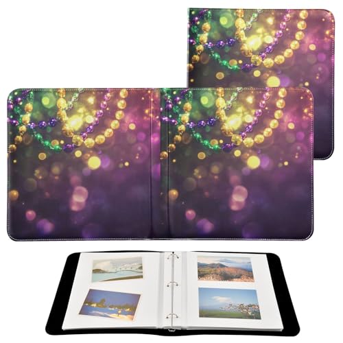 Álbum de fotos adhesivo DIY de cuero PU FLildon Scrapbook Album con 40 páginas tamaño 8x10 para recuerdos miniatura 2