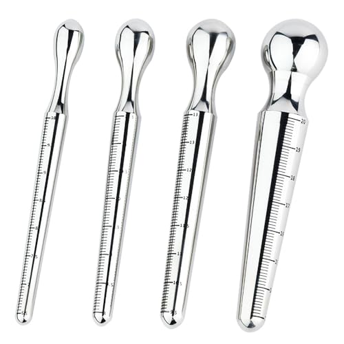 Seckoe Edelstahl Abgestufter Harnröhren Dilator SM Erotik Penis Plug Katheter Harnröhrensonden Sounding Prostata Masturbation Prinzenzepter Dilatator Erotisches Sexspielzeuge für Männer (XL)