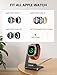 Lamicall Foldable Apple Watch Stand for Charger - Aluminum Desk Watch Charging Stand Dock with Cable Organizer, Portable Travel Holder for iWatch Series 1-11, Series Ultra SE, Charger Not Included