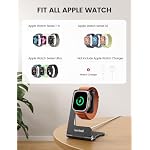 Lamicall Foldable Apple Watch Stand for Charger, Aluminum Desk Watch Holder - Image 6