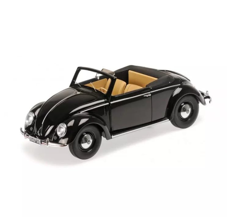 Amazon.com: Minichamps 1:18 Beetle 1200 Cabriolet Hebmueller 1949 
