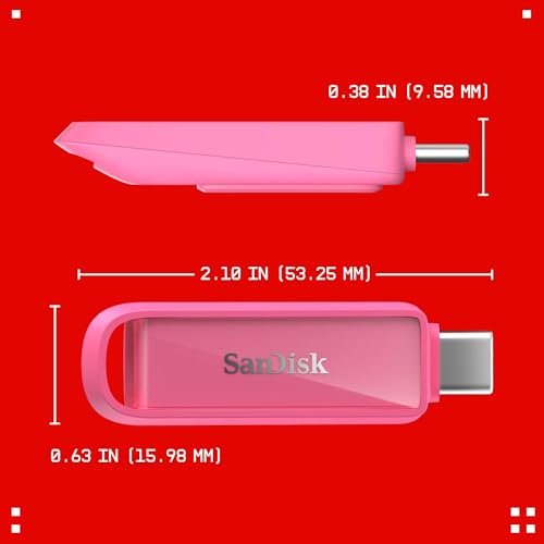 Unità per telefono con USB Type-C 1 TB (per smartphone, tablet e computer, velocità fino a 150?MB/s, backup automatic, recupero dati) - Seastar Pink - Chiavetta USB - Immagine 9