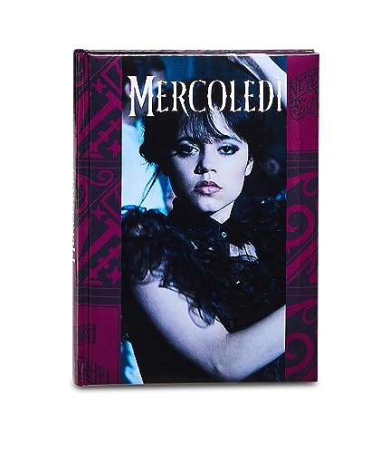 Seven Diario Scuola Mercoledì, 12 Mesi, Viola e Nero, Accessori Scuola, Bambine e ragazze