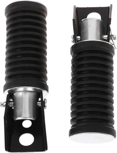 Repose-pieds pour moto GS125 et GN125 en caoutchouc noir durable, lot de 2 pièces