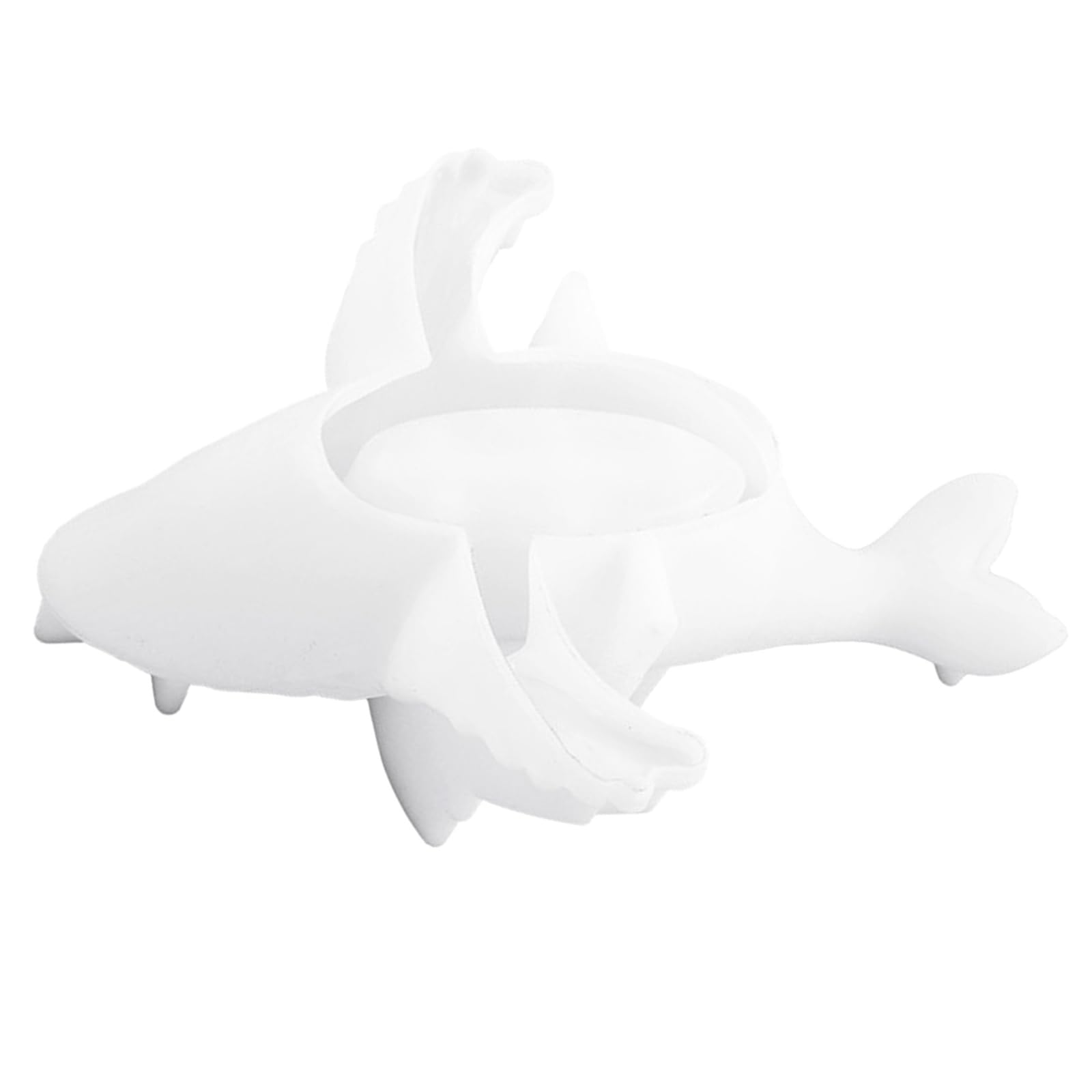 NEWFT Fashionable Sturdy Silicone Whale Themed Mold for Plaster Decoration and Scented Candle Making Home Decoration