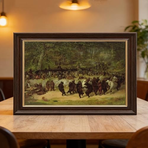 Tableau The Bear Dance grand format pour habiller un mur vide toile