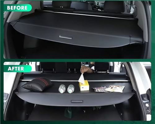Cache-bagages rétractable contre le vol dans le coffre arrière de Jeep Grand Cherokee 2006-2010