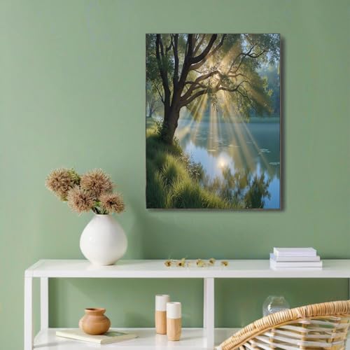 Art Mural Paysage Naturel 70x100cm pour Décoration de Salon
