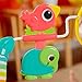 Bright Starts Playful Paradise Comfy Baby Bouncer Seat with Soothing Vibration and Toys, Unisex, 0-6 Months