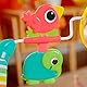 Bright Starts, Playful Paradise Babywippe Babyschaukel mit beruhigender Vibration und Spielzeug, Unisex, 0-6 Monate