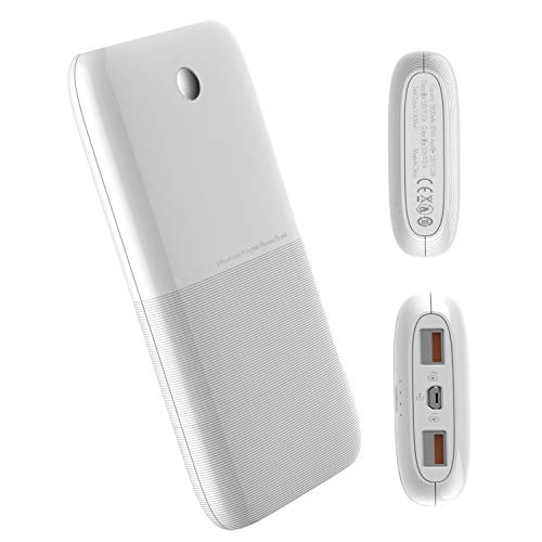 Therm La Mode Chargeur Portable 10000 mAh Batterie Externe Double Sortie USB pour iPhone, iPad, Samsung, Huawei et Plus Encore Haute Densité Li-Polymer Charge Rapide