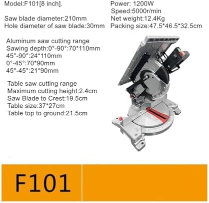Miniature Table Saw - Multi-Functional High-Precision Cutting Machine for Wood & Metal - Compact DIY Tool for Hobbyists & Professionals
