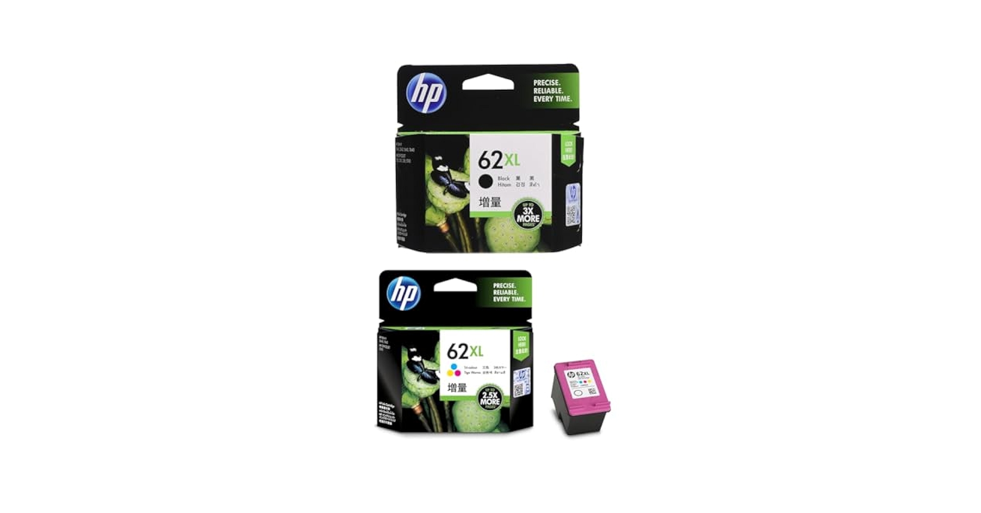 Amazon.co.jp: HP 62XL黒＋カラーインクセット : パソコン・周辺機器