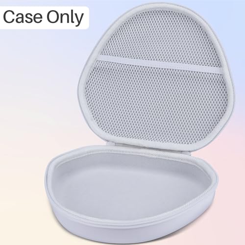 Image of Lebakort Hard Case Compatible with Apple AirPods Max 2 Over-Ear Headphones | Lightweight & Carry, Dustproof Storage, Travel Friendly, Portable for Daily Use, Silver Case