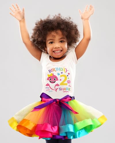 Image of Perfect Pairz 2nd Birthday Outfit Baby Girl Tutu Dress Set
