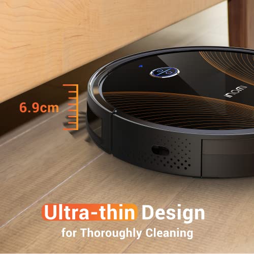 Aspirateur Robot, INOMI 2200Pa Robot Aspirateur Laveur 3 en 1 Balaye et Lave, 120 Minutes, Gyroscope Navigation, Contrôle avec Alexa/App/WIFI, Auto-chargement,Idéal pour les poils d'animaux,les tapis - Image 6