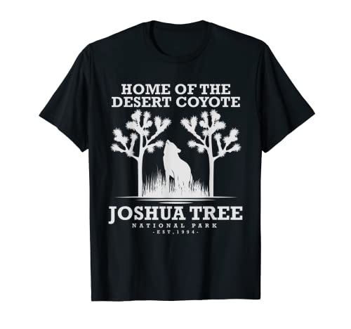 Joshua Tree Gifts - Resortes de cactus para acampada, diseño de palmeras de coco Camiseta